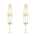 Orecchini a tre catene Juliet - Champagne 900625DC
